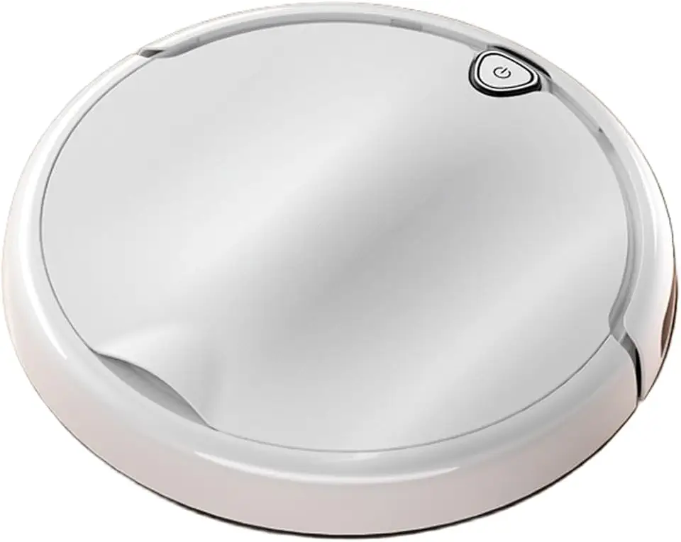 Aspirador de pó robô com navegação giroscópica, sucção de 2000 Pa para pelos de animais de estimação, esfregão de controle remoto para madeira e carpete, para coletor de sujeira automático ultrafino