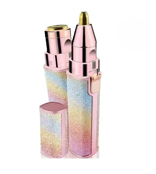 Electric Hair Trimmer for Women, Rose Gold, Multi-Purpose Body Hair Removal Device for Face, Arms, Legs, Bikini Area-image-6
