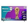 Hisense 85" Class QD7 Series Mini-LED 4K UHD Smart Fire TV (85QD7QF, 2025 Model) - QLED, Native 144hz, HDR10+, Dolby Vision, Dolby Atmos, Game Mode Pro, ALLM, Alexa Built in with Voice Remote, MEMC