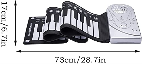 Clavier de piano pliable à 49 touches – Le piano à clavier portable se branche sur les écouteurs et fonctionne sur… - Les Beatles, Paul McCartney, John Lennon, RIngo Starr, George Harrison Clavier de piano pliable à 49 touches - Le piano à clavier portable se branche sur les écouteurs et fonctionne sur… – Image 4
