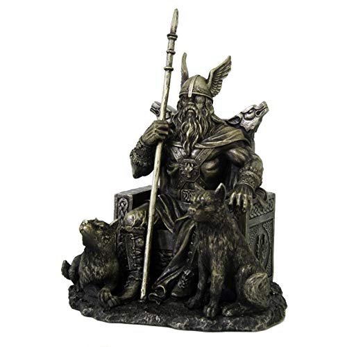 Figurine Odin Roi d'Asgard Pacific Giftware en résine pour collectionneurs