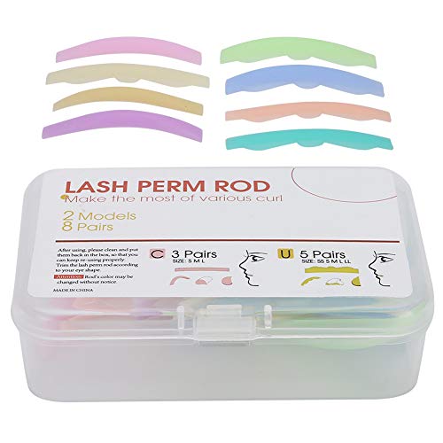 16 Pz Professionale Ciglia Perming Pad Ciglia in Silicone Bigodini Aste Ciglia Lift Shield Tool Lash Lift Rods Pastiglie per Un Perfetto Sollevamento Ciglia Duratura