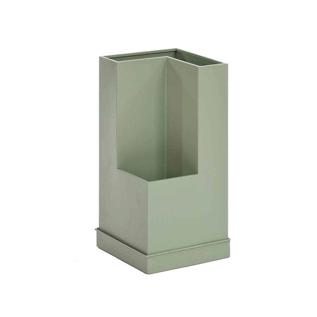 Porte-parapluies en fer forgé haut de gamme, design robuste et chic pour entrée résidentielle