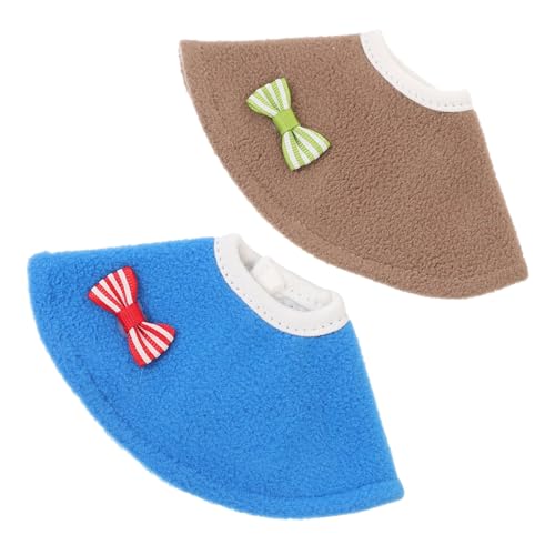 BUGUUYO 2 Pack Parrot Biting Collar Elizabethan Bird Protection Collar for Healing Recovery Random Color