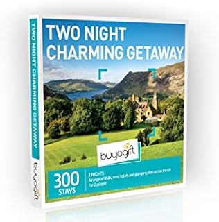 Buyagift Two Night Charming Getaway Gift Experiences - 300 two night stays at a range of UK hotels, guesthouses, glamping sites and B&Bs