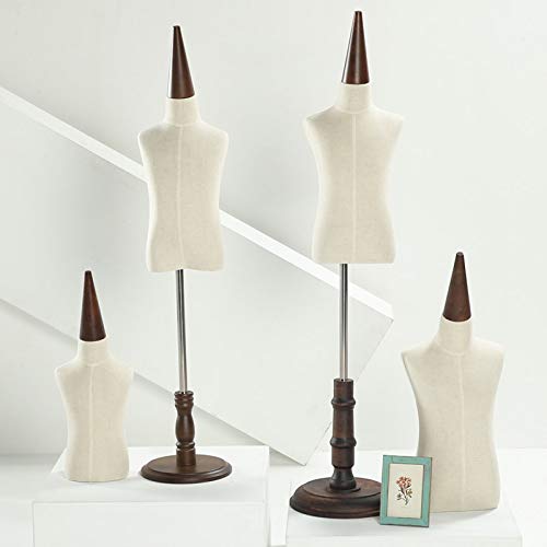 Maniquí de busto infantil para decorar escaparates de moda 3