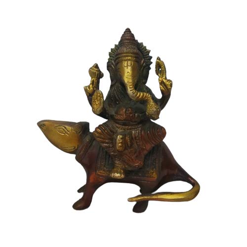 GEM CRAFTS Mushak Ganapati