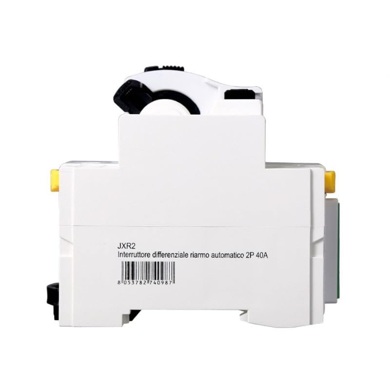 ETTROIT INTERRUTTORE DIFFERENZIALE SALVAVITA RIARMO AUTOMATICO PER BARRA DIN 3 MODULI 2P 40A 230V 30mA 10KA