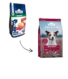 Dehner Premium Hundefutter, Trockenfutter getreidefrei, für ausgewachsene Hunde kleiner Rassen, Rind / Lamm / Kartoffel, 4 kg