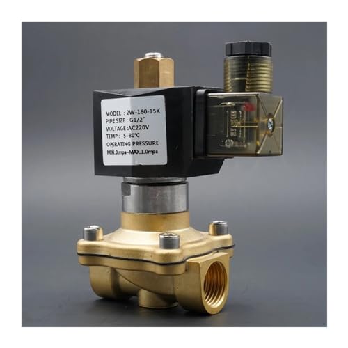 Électrovanne vanne d'eau en laiton normalement ouverte pour stopper les risques de surpression - 4