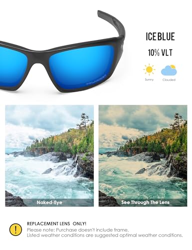 Image of BLAZERBUCK Polarized Replacement Lenses for Oakley Valve New 2014 OO9236 Sunglass