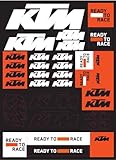 Genuine KTM Team Corporate Sticker Sheet, 3PW210065800