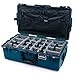 Blue & Black Pelican 1615 air case with grey CVPKG dividers & combo lid pouch.