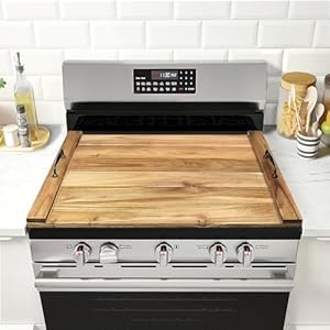 Noodle Board Stove Cover with Handl...