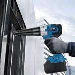 GGiking Cordless Rivet Gun for makita 18V Battery (NO Battery) Pop Rivet Gun for Screw drivers and Drills,Riveting Pliers Brushless Electric for BL1830 BL1850 BL1860