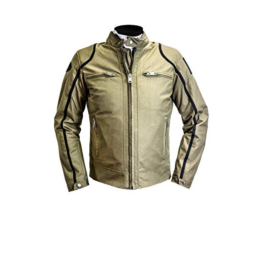 Helstons Blouson moto Modelo Tissu Poly-coton Kaki, Kaki, XXL