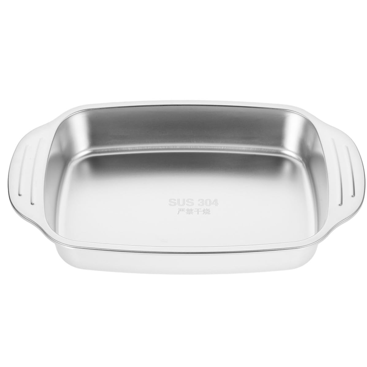 Plaque à rôtir en acier inoxydable 304 rectangulaire durable et élégante pour votre cuisine