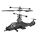 wangch Hélicoptère RC, hélicoptère de 2,4 GHz, Combat Militaire 3.5 canaux Télécommande Verre de Guerre Modèle Télécommande Télécommande Drone pour Les Enfants et Les débutants à Jouer à l'intérieur