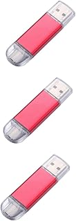 Hemobllo 3Pcs 3 1 Micro USB Tipo C Flash Drive 3 Em 1 Flash Drive Tipo-C USB Micro USB Flash Drive Em Miniatura