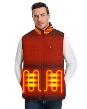 heated vest for men with battery pack