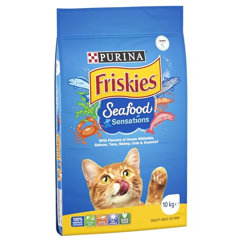 FRISKIES Adult Dry Cat Food Seafood Sensations 10kg