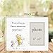 AKFVNSFK Pooh Bear Quote Picture Frame, Pooh Nursery Decor, Friendship Gifts for Her Him Friends, An Adventure Was Going To Happen Photo Frame for 4 x 6 Inch Photo