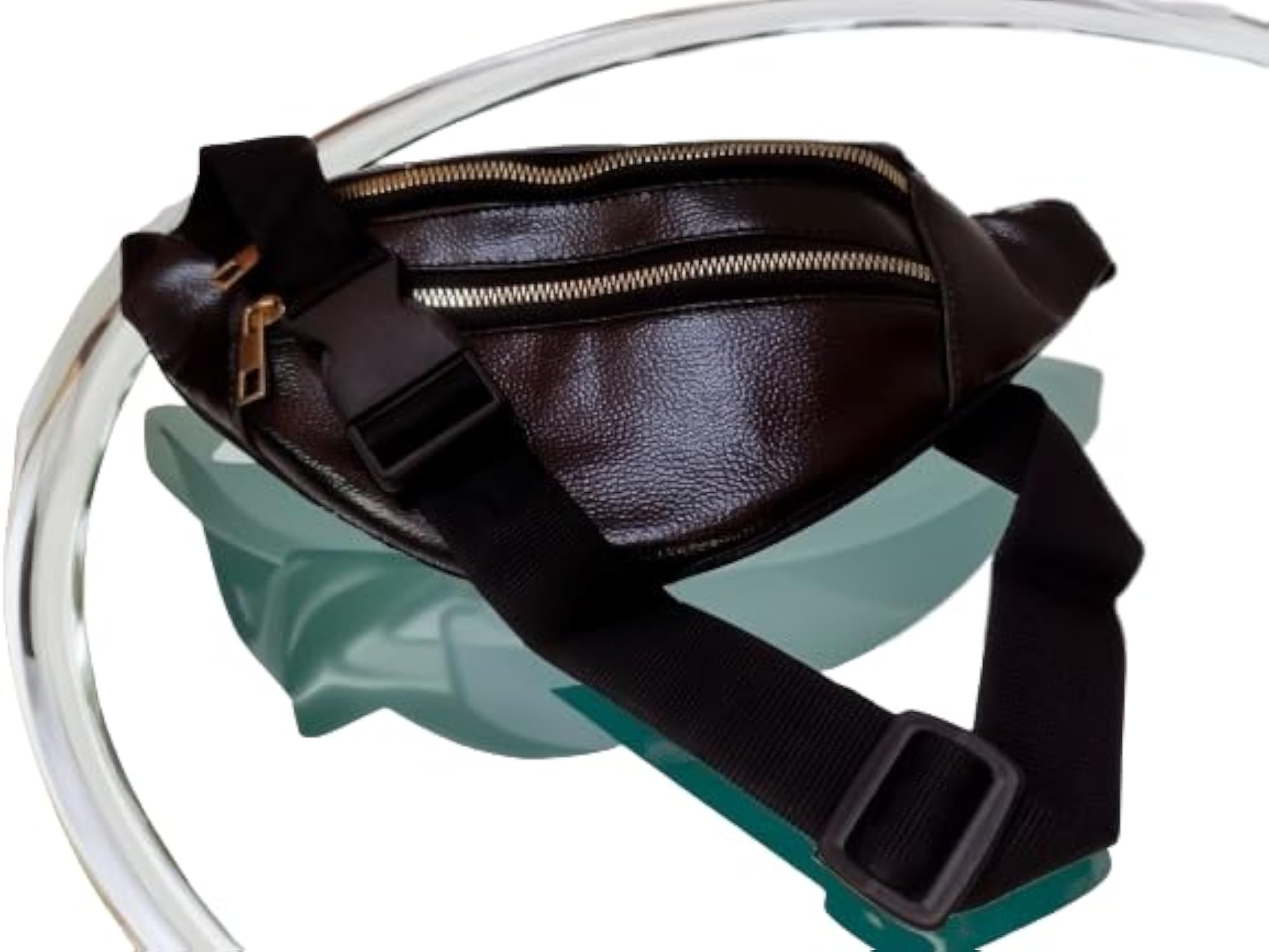 Premium Synthetic Leather Waist Bag Pouch for Essentials