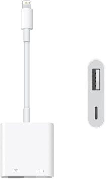 Apple MFi Certified - Japanese Manual IncludedLightning USB Conversion Adapter iPhone Lightning Conversion USB Adapter 2 in 1 USB Lightning Conversion Dual-Direction High-Speed