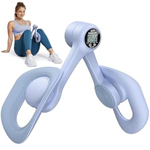 MERACH Thigh Master Oberschenkeltrainer, Beckenbodenmuskeltrainer, Innenschenkeltrainer für Zuhause, Beckenbodenstärkungsgerät für Frauen (Blau)