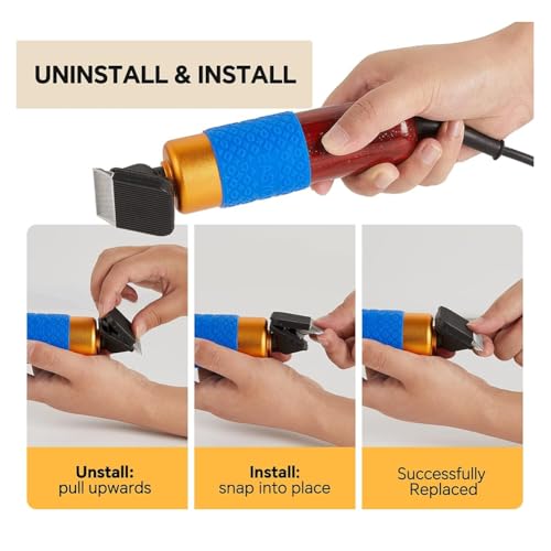 Lames de rechange pour débroussailleuse de tapis DIY