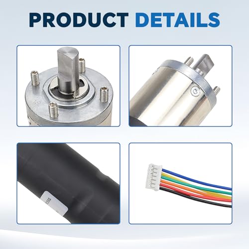 Image of 287298, RV in-Wall Slide-Out Motor Fit for Lippert LCI Schwintek in-Wall Slide System, Motorhome Slide Motor Assembly for Travel Trailer and Camper | 500:1 High Torque Gear Ratio, 12V DC