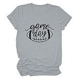T_Shirt Femme Manches Courtes Chemise Plissé Beau Chemise Femme Cintré Polyester Imprimée Lettre Nouvelles Années Scolaire Encolure Dégagée Découper Leger SC2210