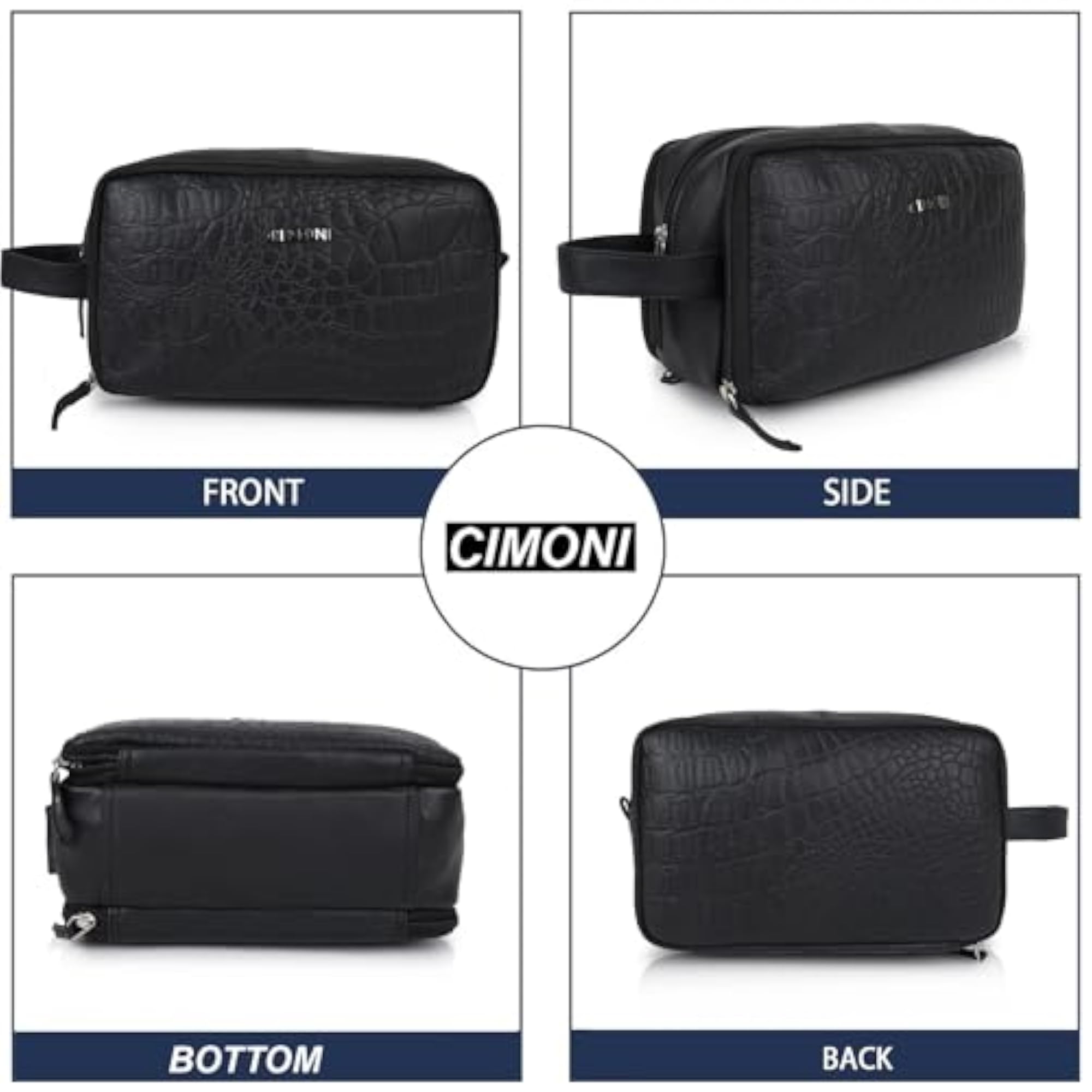 Large Hanging Travel Dopp Kit for Men & Women