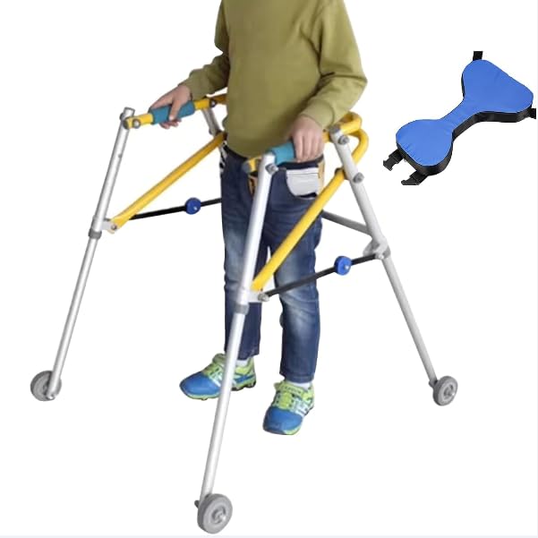 Marcheur pliant en alliage pour enfants M avec roues réglables