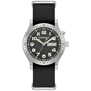 Caravelle by Bulova Men's Quartz Field Watch 43C125