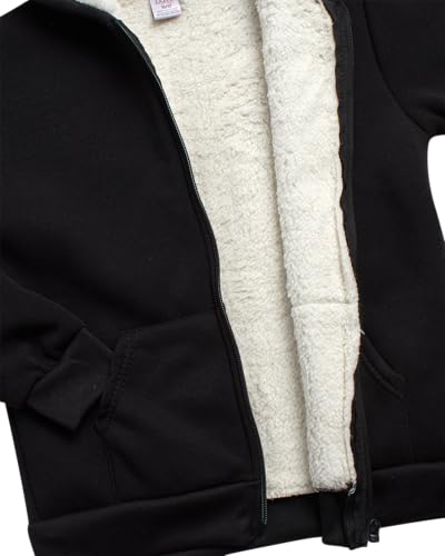 Real Love Girls Sweat Suit Set - 2 Piece Cozy Sherpa Lined Zip Up Hoodie and Cargo Jogger Sweatpants for Girls (Sizes:5-16)3