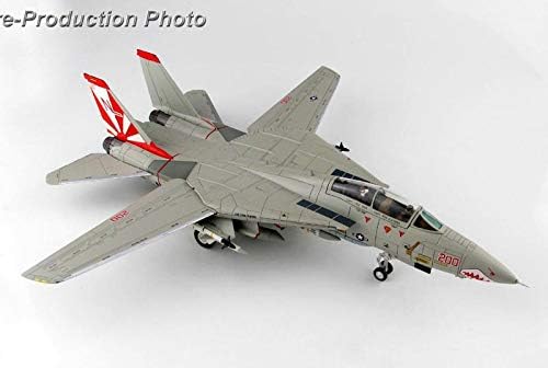 Miniatura 2 de Hobby Master Grumman F-14A Tomcat Super Cag 160660 VF-111 Sundowners USS Carl Vinson 1986 1/72 fundido a presión Avión Modelo Avión HM