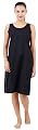 Happy Bunny Full Knee Length Cotton Camisole Inner Long Slip for Women - Firm Notstretchable Slip Lining for Kurti and C
