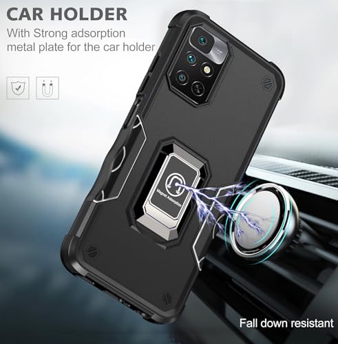 Coque Xiaomi Redmi Note 12 Pro 4G antichoc avec protège-écran et anneau support - 2
