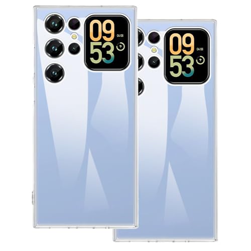 UOGNADGD 2�� TPU�P�[�X Oukitel C62 GT �Ƃ̌݊������� �X�}�z�J�o�[ - �ϏՌ��t���L�V�u���ی�A�N�Z�T���[ �����J�b�g���H (�N���A+�N���A)