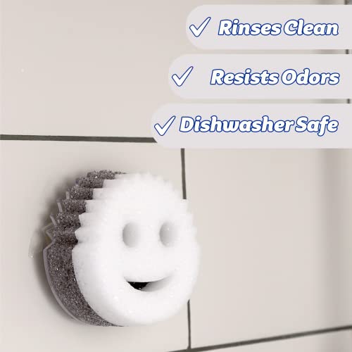 Scrub Mommy Style Dubbelzijdige Schoonmaakborstel met FlexTexture Technologie - Temperatuurgevoelige Spons voor Keuken met Zachte en Schurende Zijde - Schuurspons voor de Afwas voor Keuken - 1-Pack