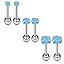 3Pairs - Blue Opal