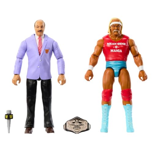 WWE Mattel Main Event Showdown Hulk Hogan and Mean Gene 2-Pack - Thumbnail 3