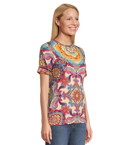 Johnny Was Women's The Janie Favorite Short Sleeve Crew Neck2