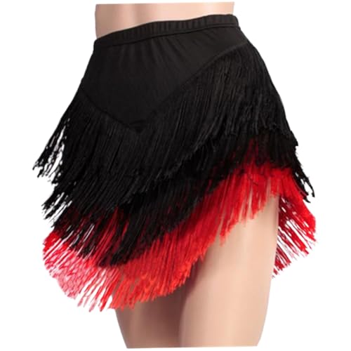 Jupe frange fluide et extensible pour optimiser les mouvements de danse latine - 4