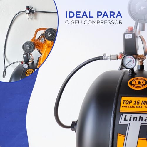 Mangueira Compressor De Ar 5/16 500psi 10Mts Universal