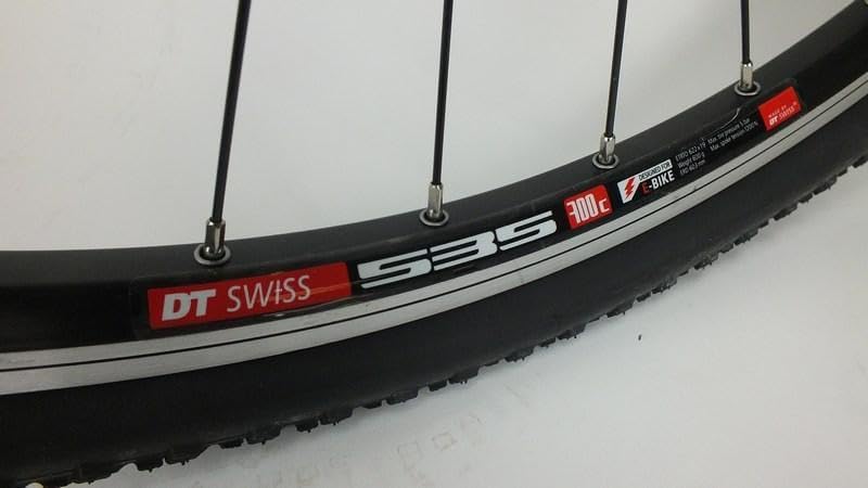 700c Gravel Bike Super Road Heavy Duty Wheel Set DTS 535 Double Walled with Ferrules. 700 x 40 Rambler Tires and Tubes for Rim or Centerlock Disc Brake Rotors