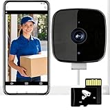 PraxilLabs Smart 2K Window Security Camera 3MP, Indoor/Outdoor WiFi 2.4G & 5G, 360° Dome View, Color Vision, Motion Detection with Real-Time Phone Alerts, Anti-Glare, Supports Memory Card 32G