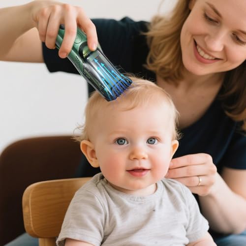 Cortador de pelo recargable de acero inoxidable con diseño ergonómico 6