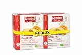 Pack 2x Galletas de Trigo Sarraceno Rellenas de Albaricoque Sin Gluten Germinal Bio 200 g | 2 Paquetes de 200 g (Total 400 g) | Galletas Ecológicas Sin Gluten